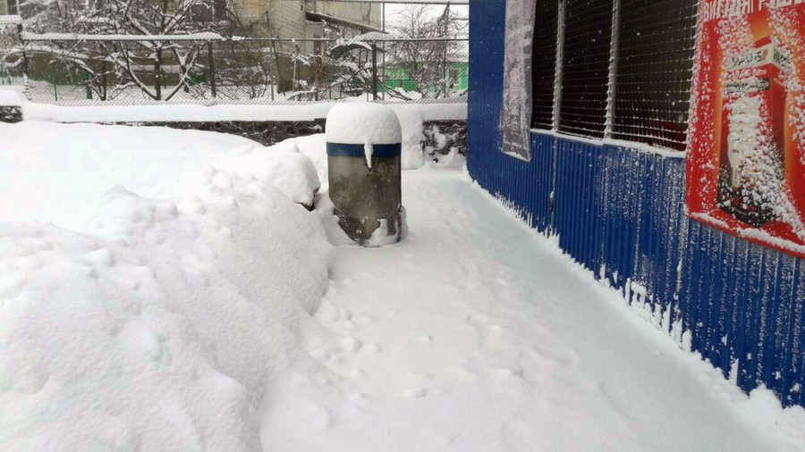снігопад в Ободівці фото