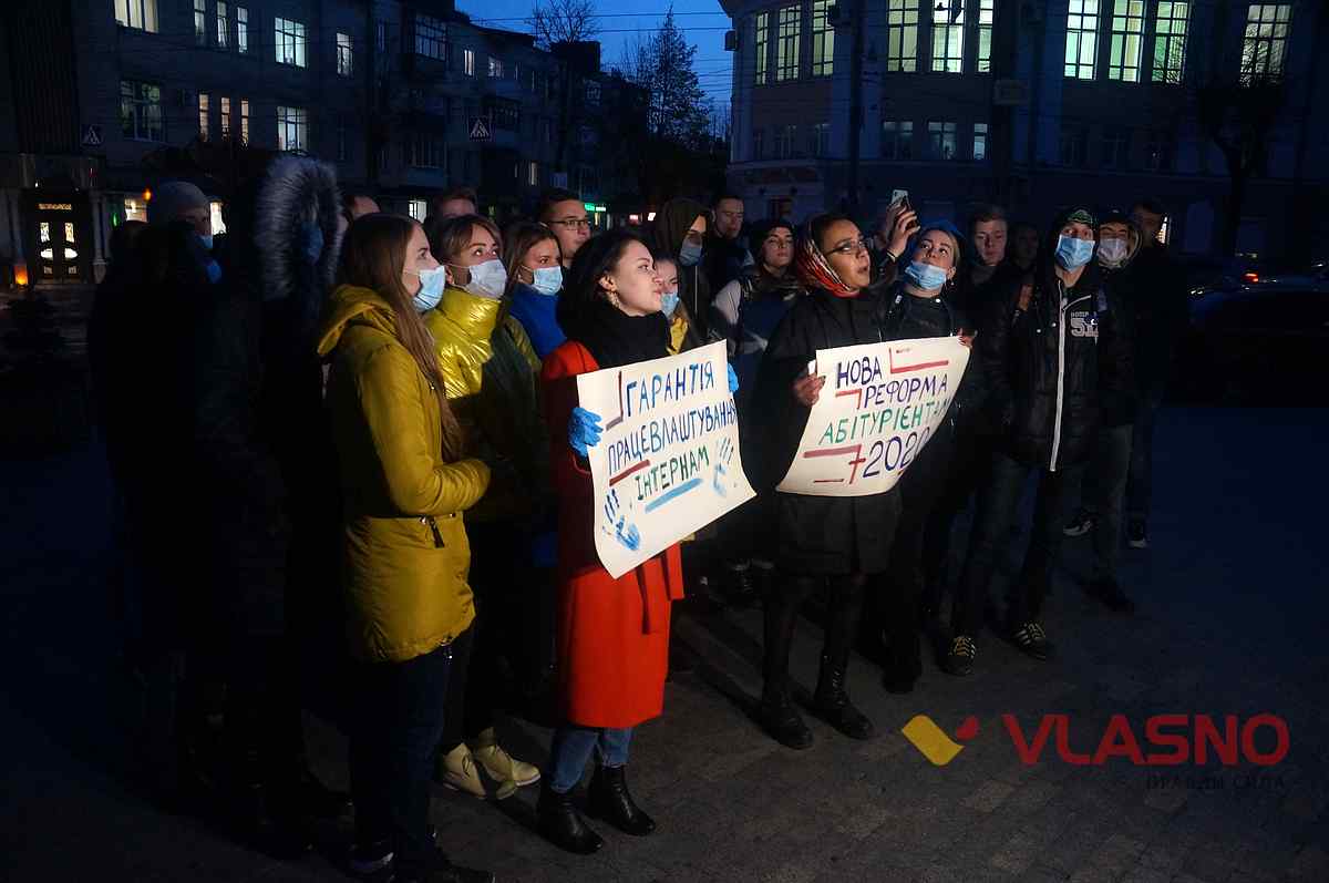student medical protest vinnitsia 7 1