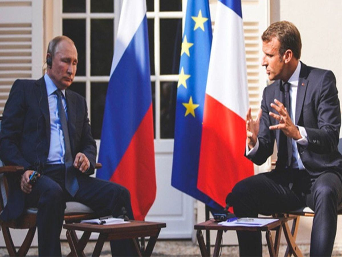 volodymyr putin i emmanuel makron