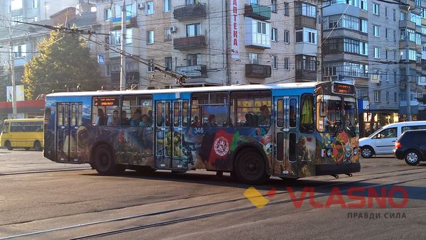 У Вінниці можна проїхатись на «афганському» тролейбусі
