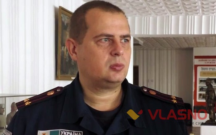 помічник начальника ДСНС України у Вінницькій області Олександр Кутовий фото