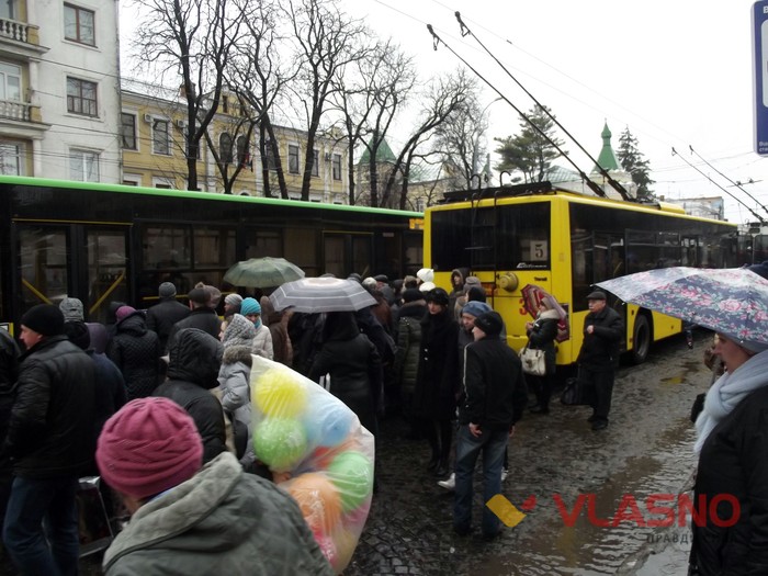 затор у Вінниці фото