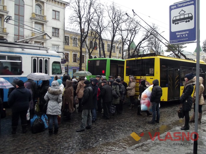 затор у Вінниці фото