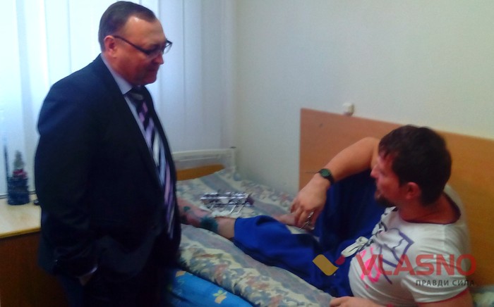 Валерій Коровій у вінницькому шпиталі фото