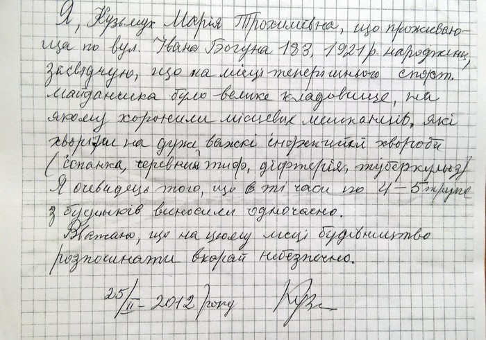 людям дали землю на цвинтарі фото