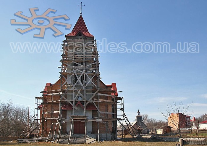 дерев'янний костел у Калинівці фото