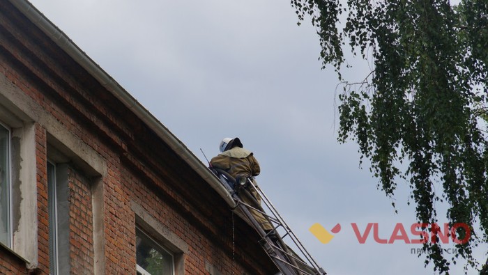 пожежа у Вінницькій міській лікарні швидкої допомоги фото