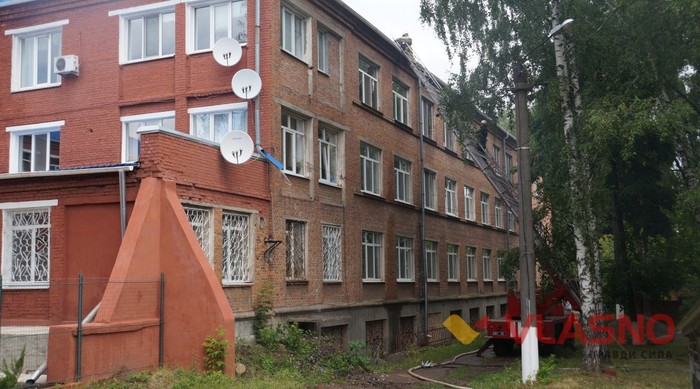 пожежа у Вінницькій міській лікарні швидкої допомоги фото