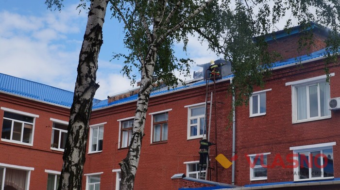 пожежа у Вінницькій міській лікарні швидкої допомоги фото
