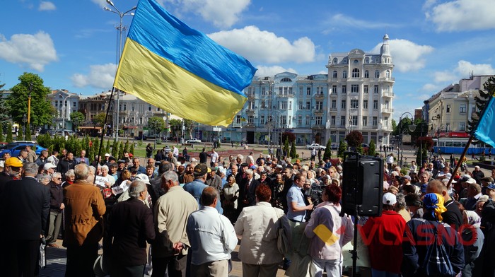 Марш порожніх кастрюль у Вінниці фото