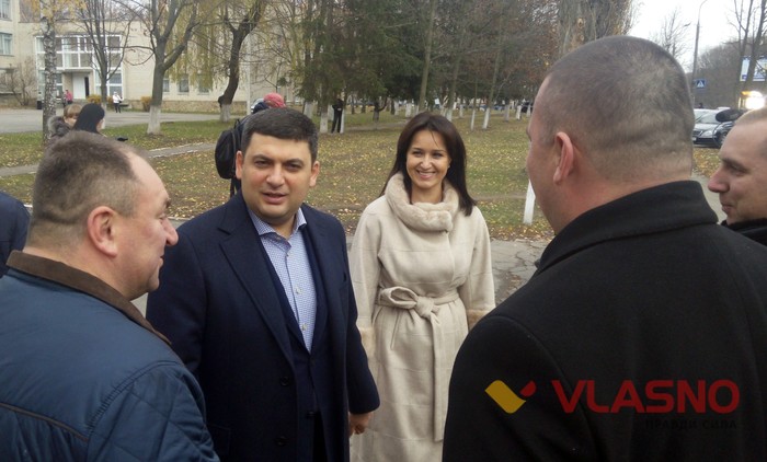 Гройсман на виборах у Вінниці фото
