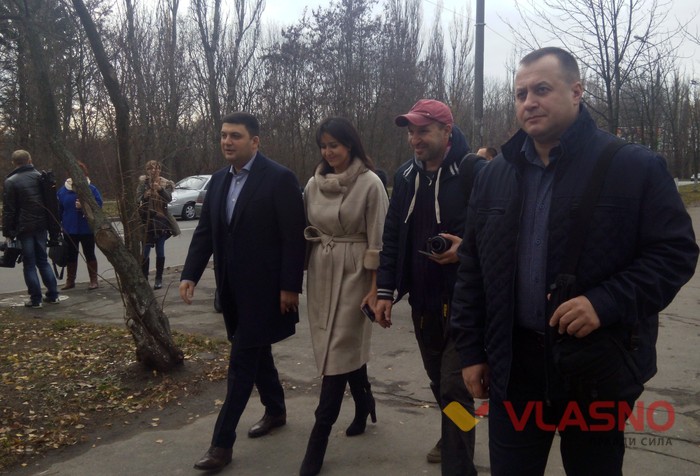 Гройсман на виборах у Вінниці фото