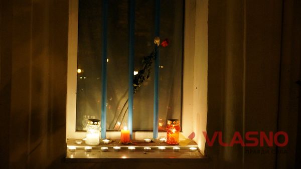 На День Усіх Святих у вінницькому парку запалили вогники пам'яті 