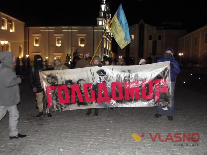 марш в память загиблих під час Голодомору у Вінниці фото