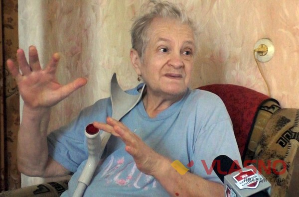 мешканка будинку по вулиці Шмідта 34 Наталя Станіславівна фото