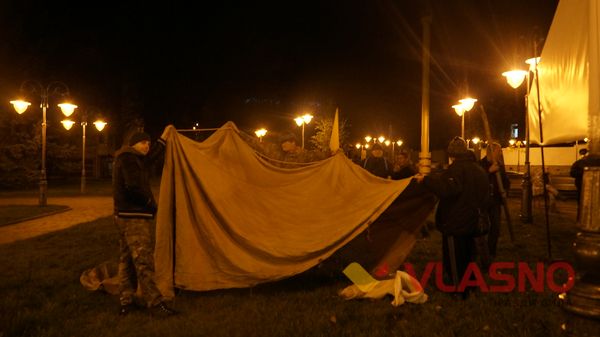 У Вінниці на тарифному Майдані готуються запалити бочки 