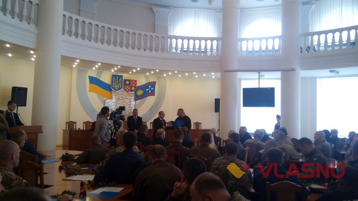 нагородження до Дня Захисника України у Вінниці фото