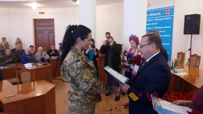 нагородження до Дня Захисника України у Вінниці фото