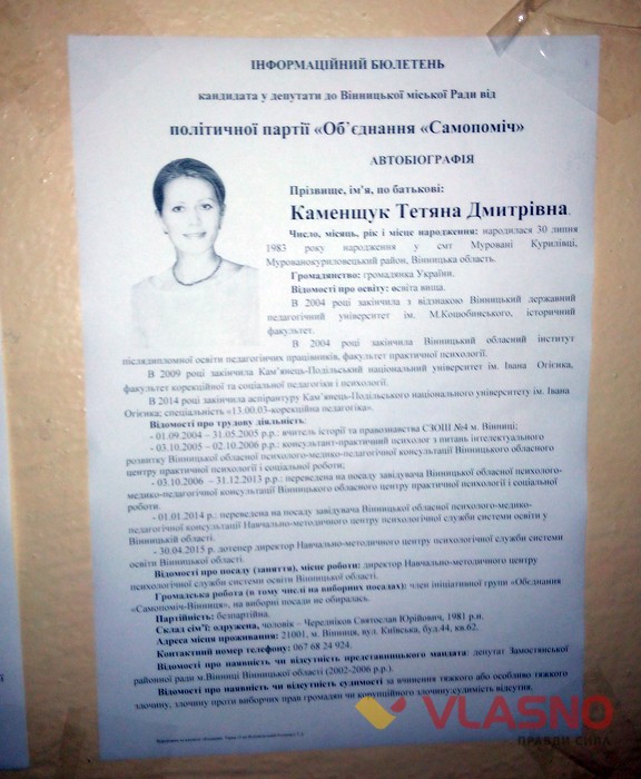 політична агітація у день виборів у Вінниці фото 