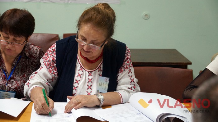 ТВК оголошення переможців першого туру виборів мера фото