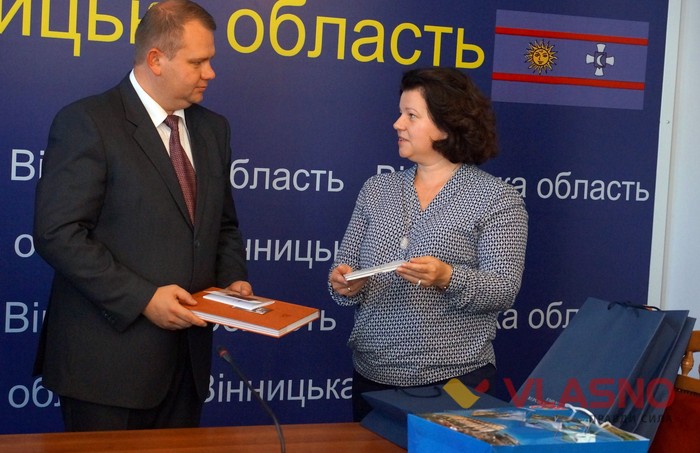 посол Латвії Аргіта Даудзе у Вінниці фото