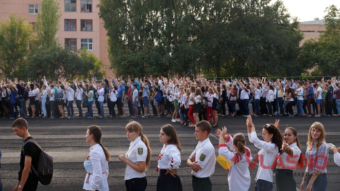 флешмоб живий герб Вінниці фото
