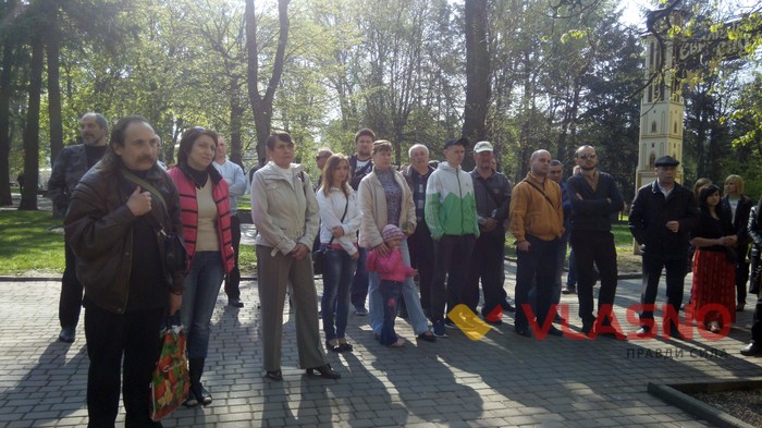Володимир Огородник - акція під вінницьким судом фото