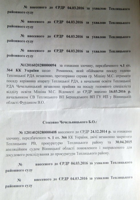 кримінальні справи Романюка фото