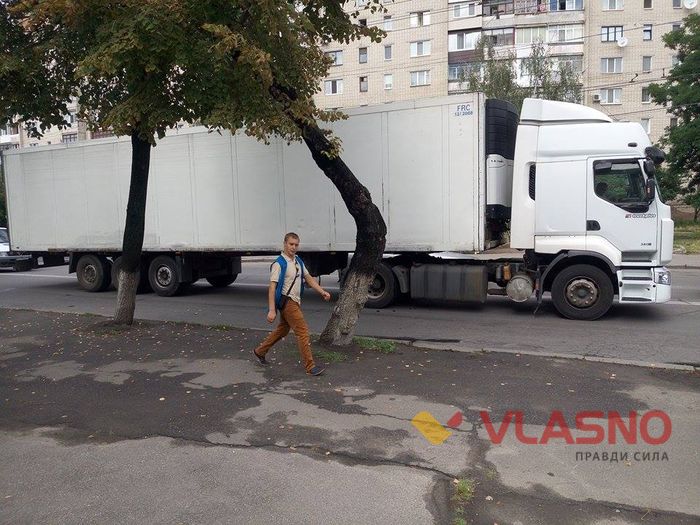 затори на дорозі у Вінниці фото