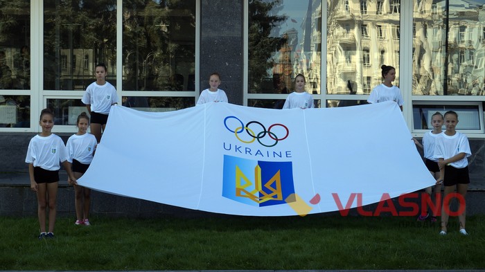 підняття олімпійського прапора у Вінниці фото