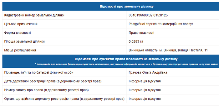 майно родини Андрія Грачова фото