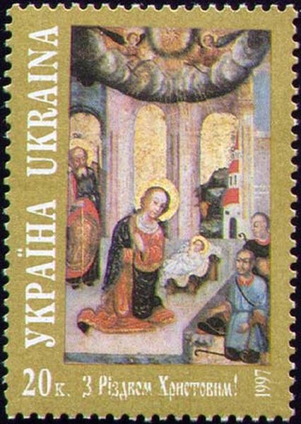 новорічні марки фото