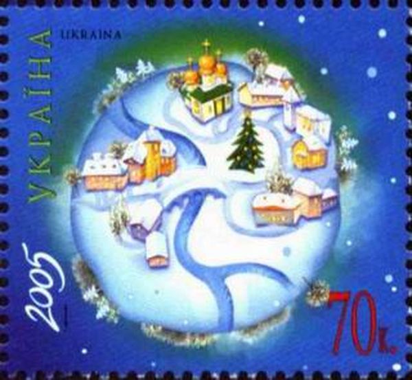 новорічні марки фото