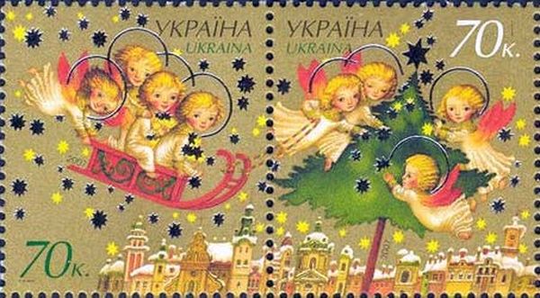 новорічні марки фото