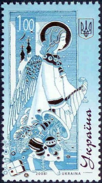 новорічні марки фото