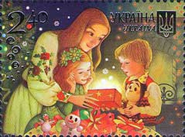 новорічні марки фото