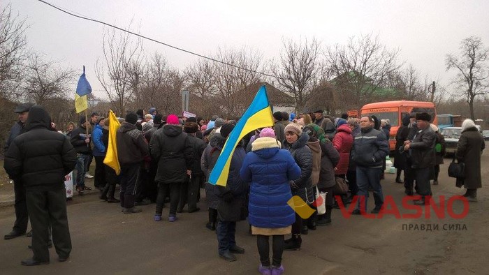 протест на Бершадській трасі фото
