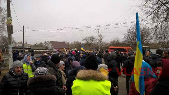 протест на Бершадській трасі фото