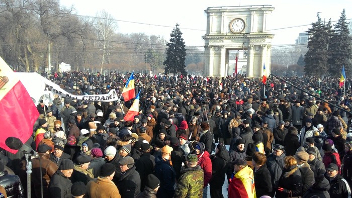 протести у Молдові фото