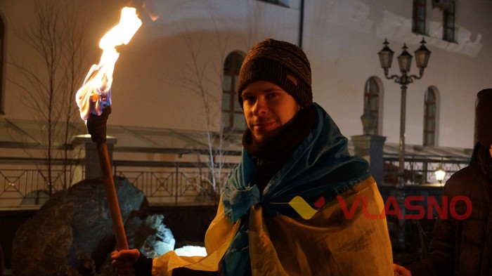 марш на честь Героїв Крут у Вінниці фото