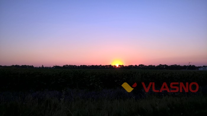 захід сонця у Вінниці фото