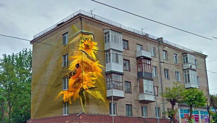 мурал "Соняхи" фото