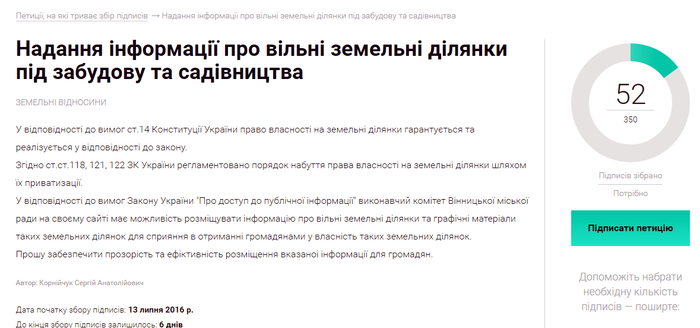 надання інформації щодо вільних земельних ділянок фото