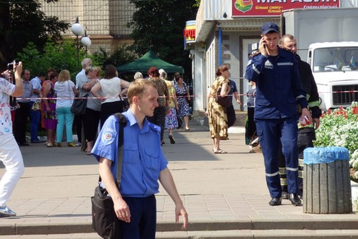 замінування Жмеринської міськокої ради фото