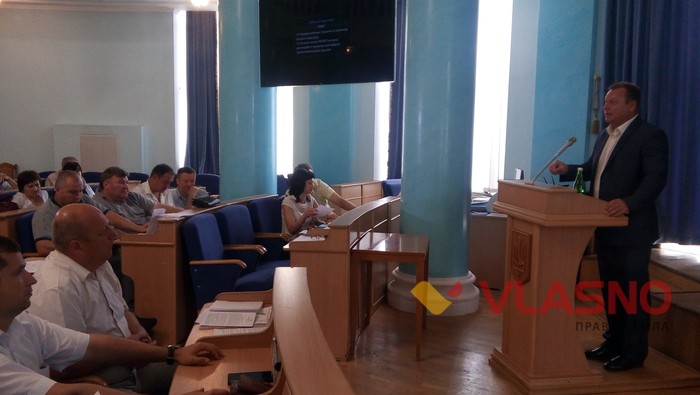 президія Вінницької облради з приводу будинку Городецького фото