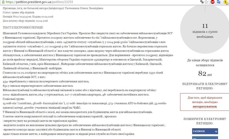 петиція-квартири-військовим
