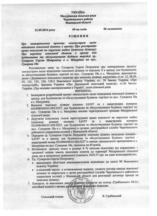 майно Сергія Суперсона фото
