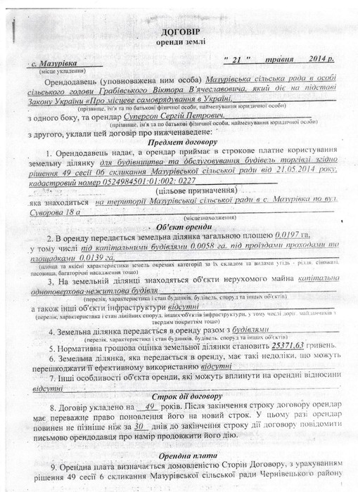 майно Сергія Суперсона фото