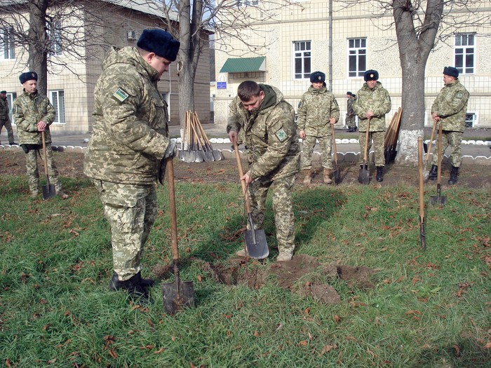 сад на честь загиблих прикордонників фото