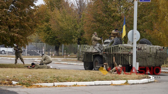 військові навчання у Гавришівці фото